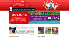 Desktop Screenshot of bolichestriketwo.com.br